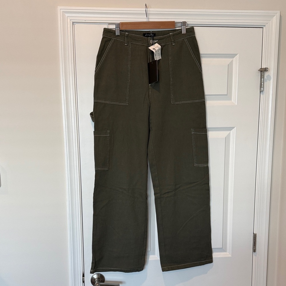 Emory Park Wonans Dark Green Cargo Pants